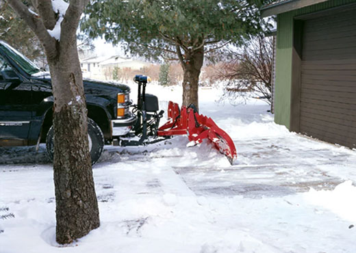 C-Plow In Backdragging Pull Position