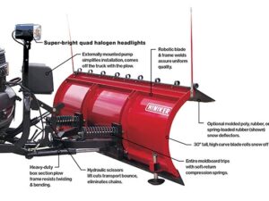 Hiniker 2803,  8′ HD Steel Conventional Plow (Complete package) 2