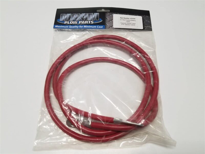 72″ Positive Battery Cable – Red, 412701 2